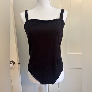 H&M Black Sleeveless Bodysuit